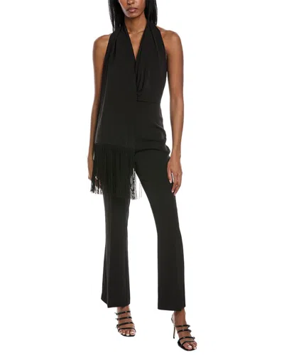 Halston Tamra Jumpsuit In Black