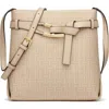Halston Tasha Crossbody Bag In Desert Sand/cream