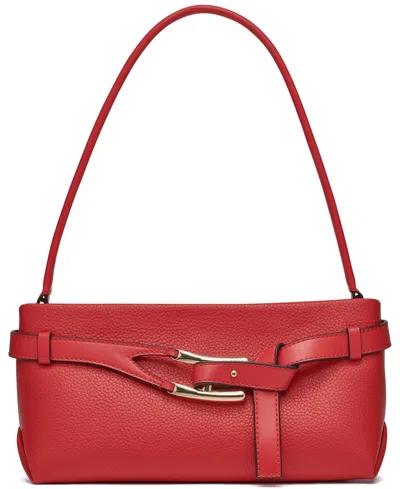 Halston Tasha Mini Shoulder Bag In  Red