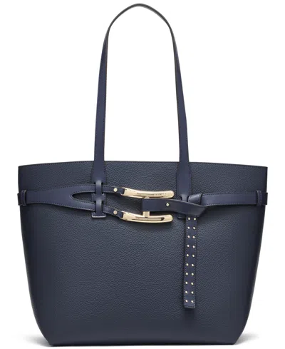Halston Tasha Mini Tote Bag In Marine, Red