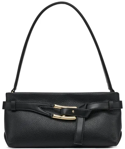 Halston Tasha Shoulder Bag In Black