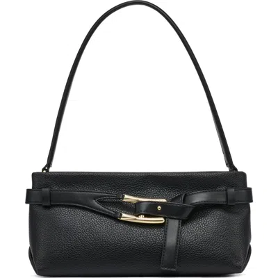 Halston Tasha Shoulder Bag In Black/gold