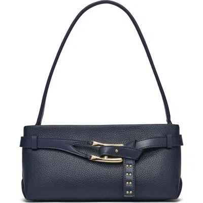 Halston Tasha Shoulder Bag In Marine/ Red