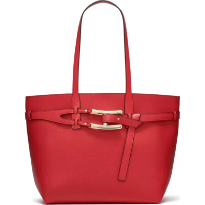 Halston Tasha Tote Bag In  Red
