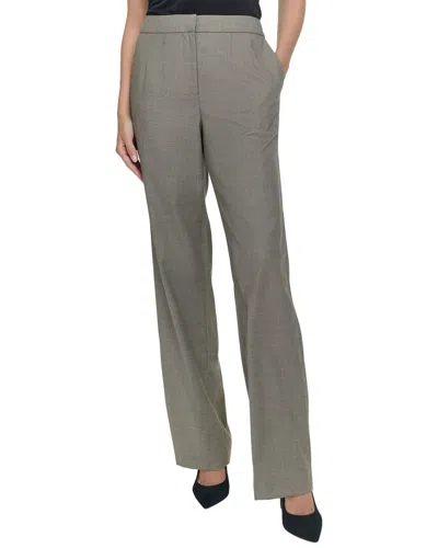 Halston Trouser Pant In Gray