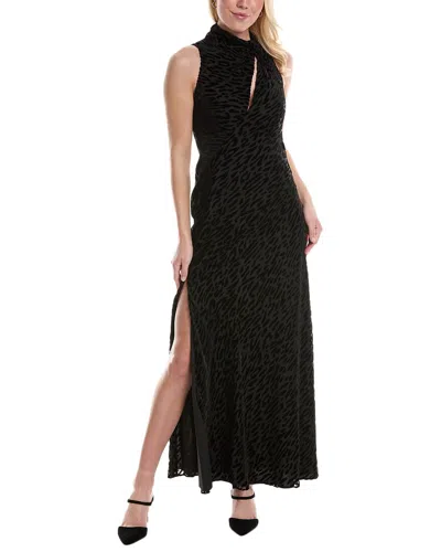 Halston Uma Gown In Black