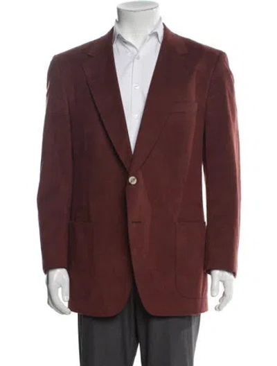 Pre-owned Halston Vintage 1970 Blazer In Brown
