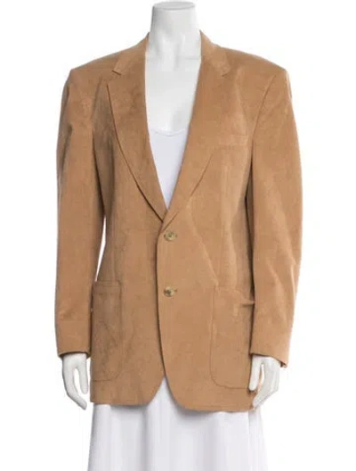 Pre-owned Halston Vintage 1970's Blazer In Neutral