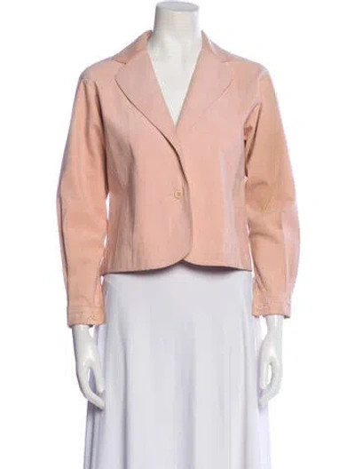 Pre-owned Halston Vintage 1970's Blazer In Pink