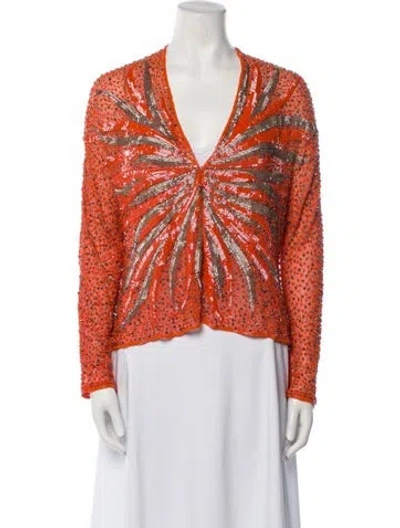 Pre-owned Halston Vintage 1970's Evening Jacket In Multi