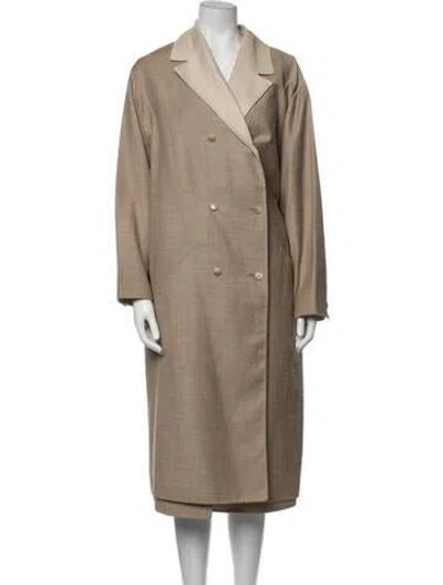 Pre-owned Halston Vintage 1970's Skirt Set In Brown