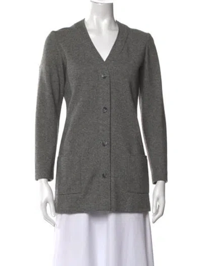 Pre-owned Halston Vintage 1970's Sweater In Grey