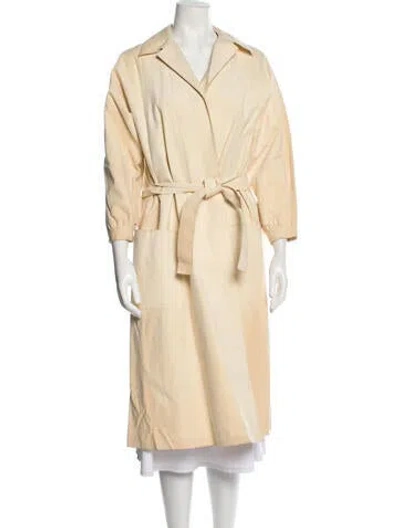 Pre-owned Halston Vintage 1970's Trench Coat In Neutral