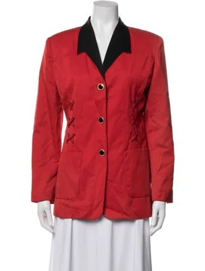 Pre-owned Halston Vintage 1980's Blazer In Multi
