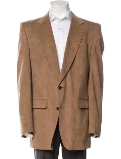 Pre-owned Halston Vintage 1980's Blazer In Neutral