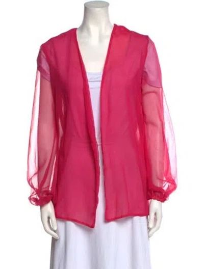 Pre-owned Halston Vintage 1980's Blouse W/ Tags In Pink