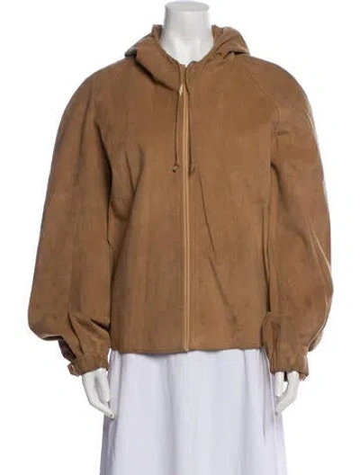 Pre-owned Halston Vintage 1980's Jacket In Brown