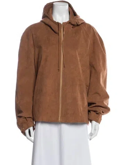 Pre-owned Halston Vintage 1980's Jacket In Brown