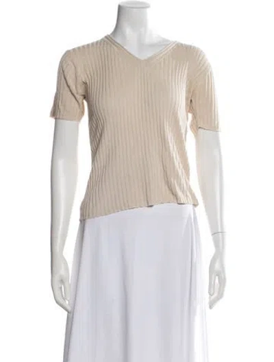 Pre-owned Halston Vintage 1990's Sweater In Neutrals