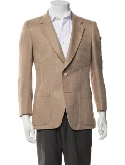 Pre-owned Halston Vintage Late 1970's - Early 1980's Blazer In Neutrals