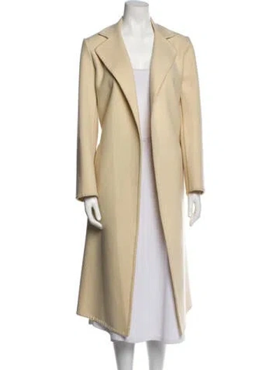 Pre-owned Halston Vintage Late 1970's - Early 1980's Coat In Neutral