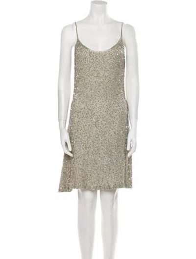 Pre-owned Halston Vintage Mini Dress