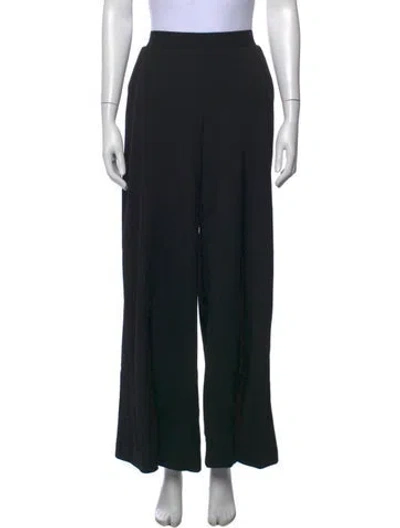 Pre-owned Halston Wide Leg Pants W/ Tags In Black