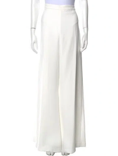 Pre-owned Halston Wide Leg Pants W/ Tags In White