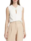 Halston Women's Faren Knot Top