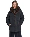 Halston Down Jacket In Black