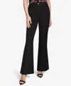 Halston Women's Flare-leg Trousers In Black
