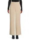 HALSTON WOMEN'S HIGH-RISE CRINKLE PANTS