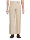 Halston Women's Linen-blend Seam Pants