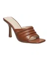 Halston Women's Luanda Square Toe Sandal In Tan In Multi