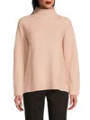 Halston Women's Mock Turtleneck Sweater In Pink