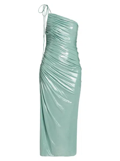 Halston Women's Mona One-shoulder Midi Dress