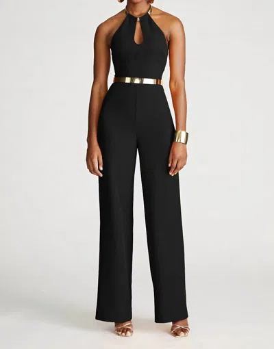 Halston Women's Oki Jumpsuit In Black