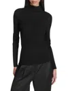 Halston Women's Rib-knit Embellished Sweater In Black