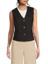 Halston Women's Solid Vest