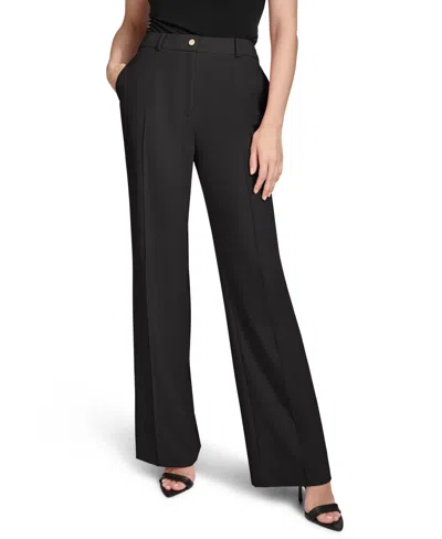 Halston Women's Straight-leg Trousers In Black