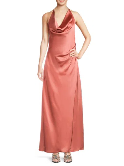 Halston Sutton Gown In Pink