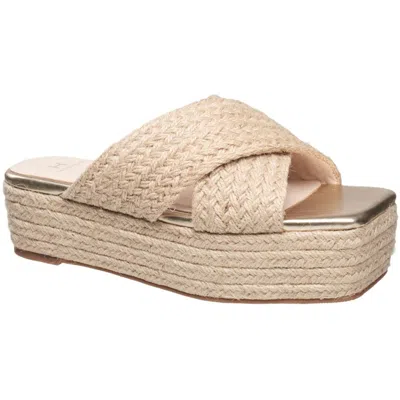 Halston Womens Woven Platform Sandals