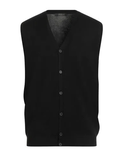 Hamaki-ho Man Cardigan Black Size Xxl Viscose, Nylon