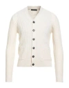 Hamaki-ho Man Cardigan Cream Size S Cotton, Acrylic, Wool In Neutral