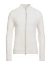 Hamaki-ho Man Cardigan Cream Size Xxl Acrylic, Wool, Nylon In White