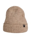 Hamaki-ho Man Hat Beige Size Onesize Acrylic, Polyamide, Elastane In Brown