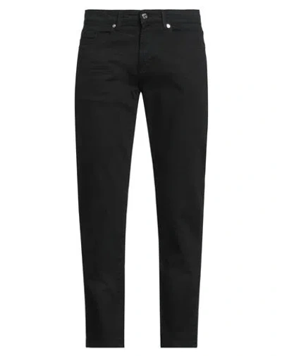 Hamaki-ho Man Jeans Black Size 32 Cotton, Elastane