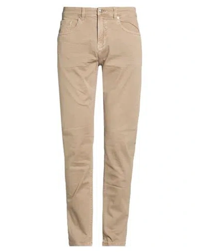Hamaki-ho Man Jeans Sand Size 38 Cotton, Elastane In Nude