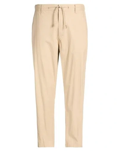 Hamaki-ho Man Pants Beige Size 38 Linen, Cotton In Sand