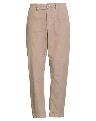 Hamaki-ho Man Pants Light Brown Size 36 Cotton, Elastane In Neutral